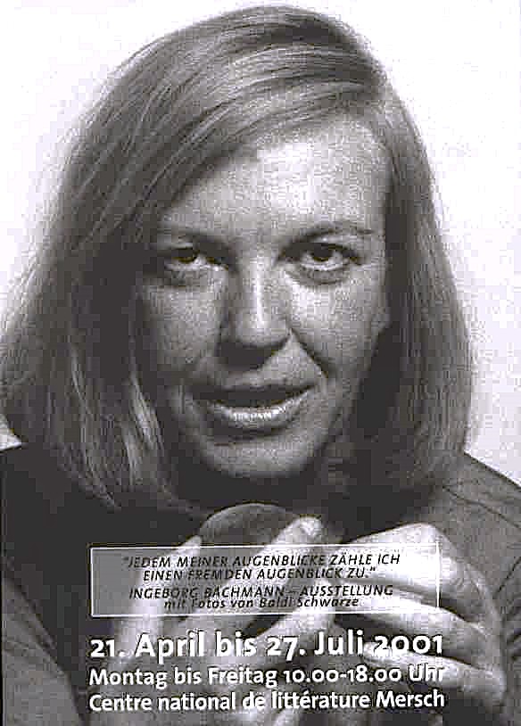 Ingeborg Bachmann Ausstellungsplakat